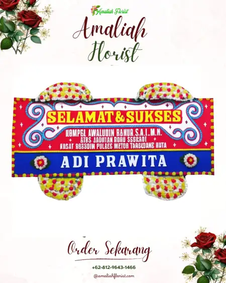 Papan Bunga Ucapan Selamat Sriwijaya