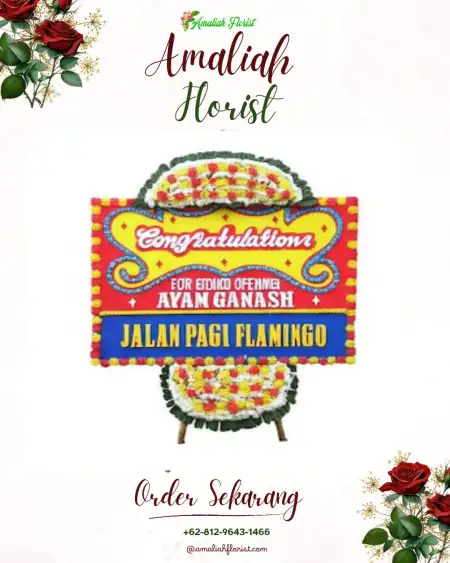 Sewa Papan Bunga Sriwijaya